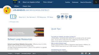 
                            12. ITD Webservices / School Loop Resource