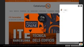 
                            8. ITE Generalitat · Consultas ITE · Cuando pasar la ITE - Catalunya ITE