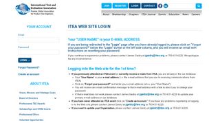 
                            5. ITEA Web Site Login - International Test and Evaluation Association