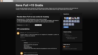 
                            10. Itens Full +15 Gratis: Receba Itens Full na sua conta do muaway