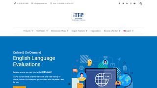 
                            4. iTEP Homepage — iTEP