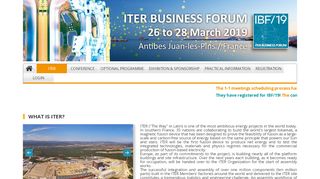 
                            8. ITER Business Forum - IBF 2019