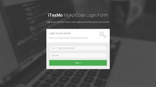 
                            1. iTexMo - MyApiCode Login