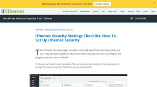 
                            12. iThemes Security Settings Checklist: How To Set Up iThemes Security