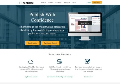 
                            2. iThenticate: Plagiarism Detection Software