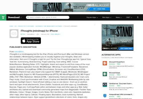 
                            12. iThoughts (mindmap) for iOS - Free download and software reviews ...