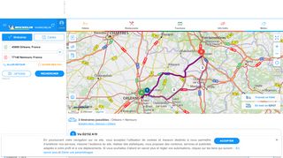 
                            9. Itinéraire Orléans - Nemours : trajet, distance, durée et coûts ...