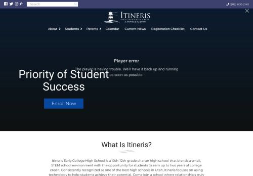 
                            6. ITINERIS Early College High School: Home