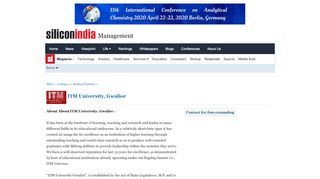 
                            13. ITM University, Gwalior Madhya Pradesh, Fees, Courses, Admission ...