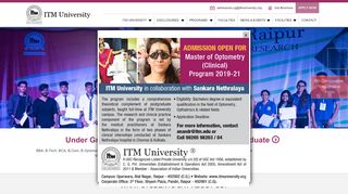 
                            10. ITM University - Raipur | Institute of Management & Research ...