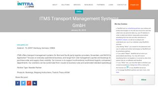 
                            13. ITMS Transport Management Systems GmbH - INTTRA
