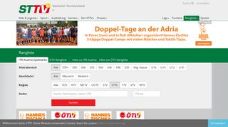 
                            11. ITN Austria Spielstärke: STTV - Steirischer Tennisverband