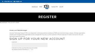 
                            3. ITR - New Account Creation