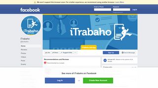 
                            4. iTrabaho - Home | Facebook