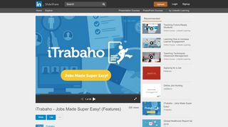
                            9. iTrabaho - Jobs Made Super Easy! (Features) - SlideShare