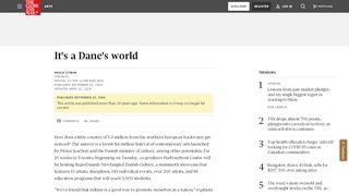 
                            13. It's a Dane's world - The Globe and Mail