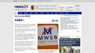 
                            10. It's Fon with MWEB | News24