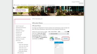 
                            9. ITS-Handbuch: VPN unter iPhone - Uni Kassel