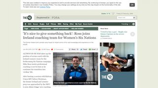 
                            8. 'It's nice to give something back': Ross joins Ireland coaching team for ...