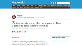 
                            12. It's time to switch your Mac backups from Time Capsule to Time ...