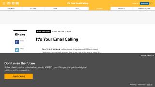 
                            9. It's Your Email Calling | WIRED