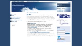 
                            6. ITSC: VPN - IT-Servicecenter