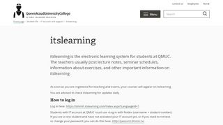 
                            13. itslearning - Queen Maud University College of Early Childhood ...