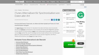 
                            12. iTunes-Alternativen für Synchronisation von Daten aller Art - Macwelt
