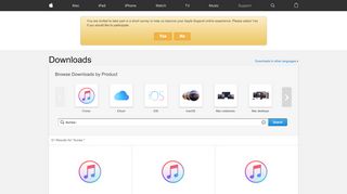 
                            5. iTunes - Apple - Support - Downloads
