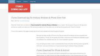 
                            12. iTunes Download App for Android, Windows & iPhone Store Free