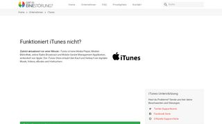 
                            11. iTunes funktioniert nicht? Service Status und Probleme - Gibt es eine ...