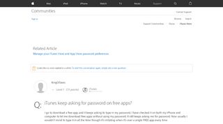 
                            8. iTunes keep asking for password on free a… - Apple Community ...