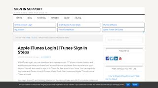 
                            13. iTunes Login | Sign into iTunes Account
