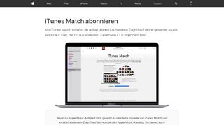 
                            10. iTunes Match abonnieren - Apple Support