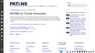 
                            10. iTunes University - PATINS Project