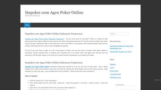 
                            12. Itupoker.com Agen Poker Online | Indonesia Terpercaya