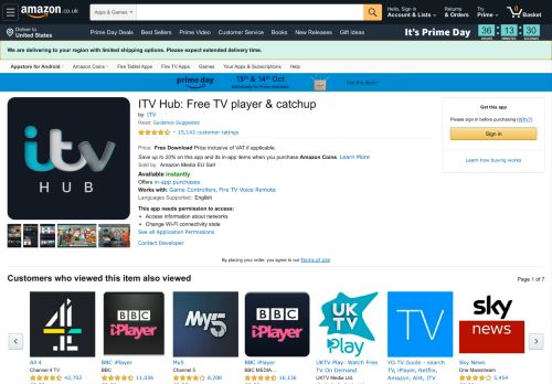 
                            13. ITV Hub: Amazon.co.uk: Appstore for Android