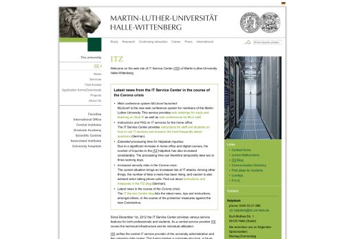 
                            7. ITZ - Martin-Luther-Universität Halle-Wittenberg