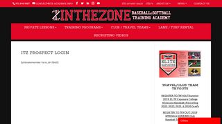 
                            7. ITZ Prospect Login - In The Zone