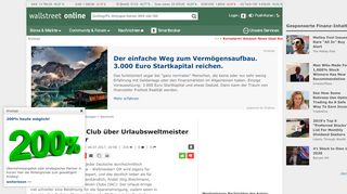 
                            6. Itzehoer Aktien Club über Urlaubsweltmeister und Aktienkultur - 06.07 ...
