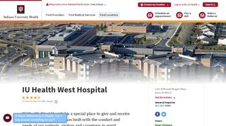 
                            12. IU Health West Hospital | IU Health
