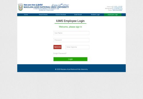 
                            2. IUMS Employee Login - Integrated University Management ...
