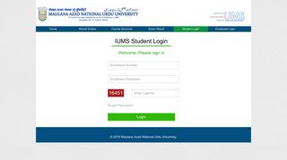 
                            12. IUMS Student Login - Integrated University Management System ...