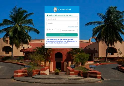 
                            11. IUMS - StudentPortal - Goa University