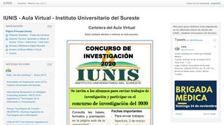 
                            8. IUNIS - Aula Virtual - Instituto Universitario del Sureste
