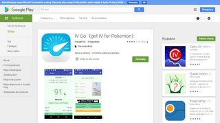 
                            4. IV Go（get IV for Pokemon） – Aplikacje w Google Play