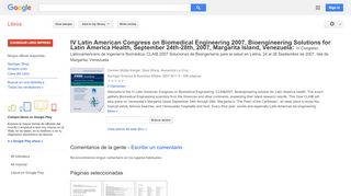 
                            7. IV Latin American Congress on Biomedical Engineering 2007, ...