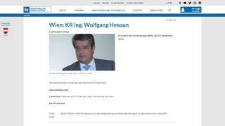 
                            13. IV - Wien: KR Ing. Wolfgang Hesoun
