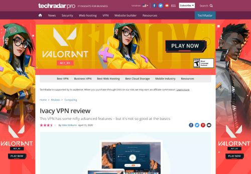 
                            10. Ivacy VPN Review | TechRadar