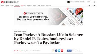 
                            5. Ivan Pavlov: A Russian Life in Science by Daniel P. Todes, book ...